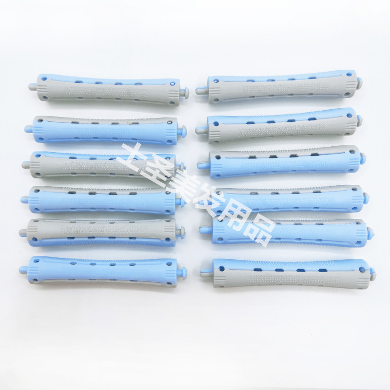 Peluquería herramientas para el cabello banda hueca banda de goma Barra de curling Barra de dos colores barra perm Barra de Perm fría forma de cabello rizado