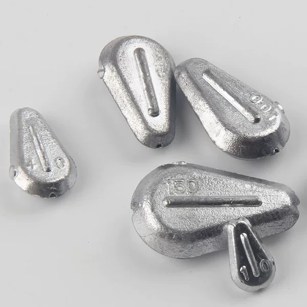 Flat Hanging Weights, Fan-Shaped Flat Hollow Lead Weights, Through-Hole Lead Weights, Leaf-Shaped Weights with Full Weight, Chicken Heart-Shaped Weights with Through-Hole