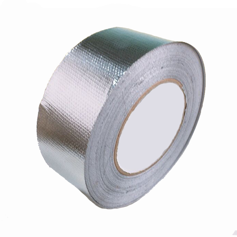Bobinado de tuberías protección de la superficie a prueba de fuego impermeable a prueba de humedad resistente a altas temperaturas papel de aluminio plateado cinta impermeable ignífugo a prueba de rasgaduras