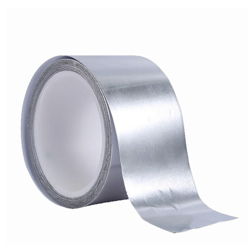 Bobinado de tuberías protección de la superficie a prueba de fuego impermeable a prueba de humedad resistente a altas temperaturas papel de aluminio plateado cinta impermeable ignífugo a prueba de rasgaduras