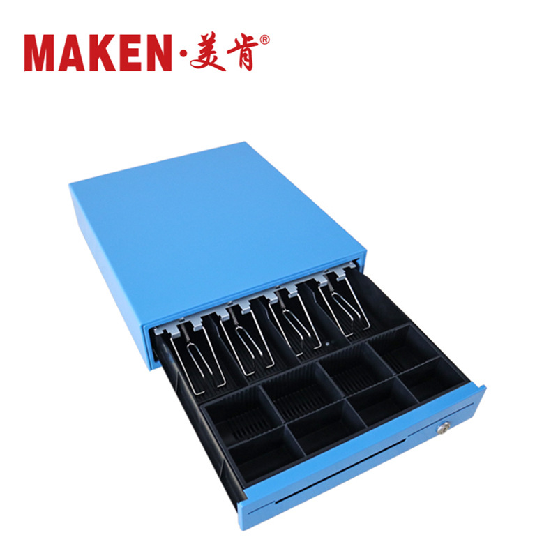 厂家批发 EK-350四格三档锁收银机小钱箱 便利店通用钱盒现金盒