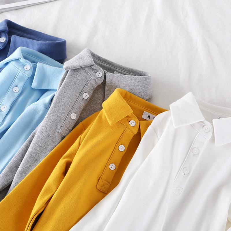 Детский костюм, белое polo, осенняя рубашка, детская одежда
