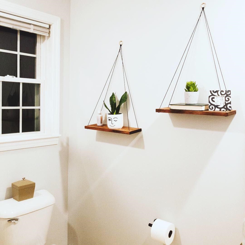 Ahora simple hogar pared decoración colgante cuerda almacenamiento rack decoración almacenamiento rack ins nórdico colgante de pared colgante