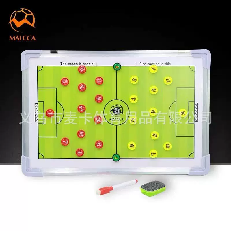 Тактическая доска для футзала Складной футбольный тренер Диск Магнитная ручка Футбольная тактическая доска