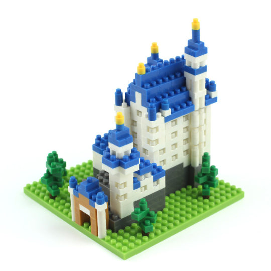 Le Baiyu Building Tower Taj Mahal Children's Educational Assembled Toys Gift Miniature Small Granules Diamond Building Blocks