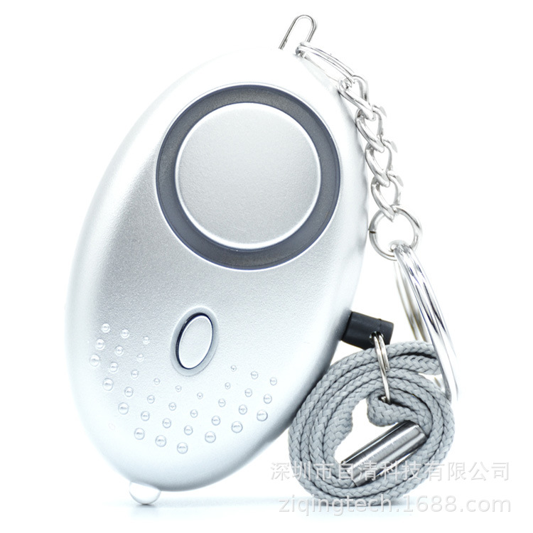 Alarma Personal Portátil de Alto Decibelio con Luz LED para Mujeres