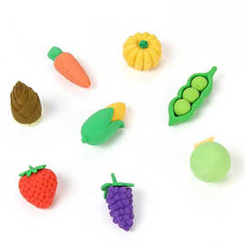 厂家直销 益智橡皮擦水果蔬菜橡皮 可拼装橡皮 学生用品奖品批发