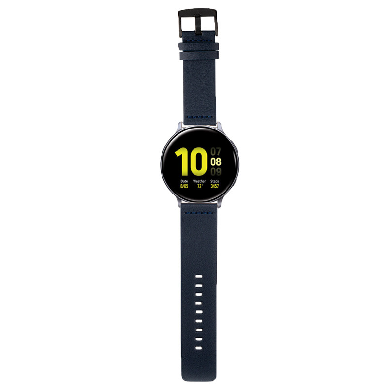 For Huami amazfit watch strap Samsung galaxy watch active 2 calf leather strap