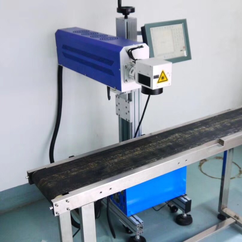 厂家直供触摸屏操作饮料汽车零部件金属纯净水二氧化碳激光喷码机