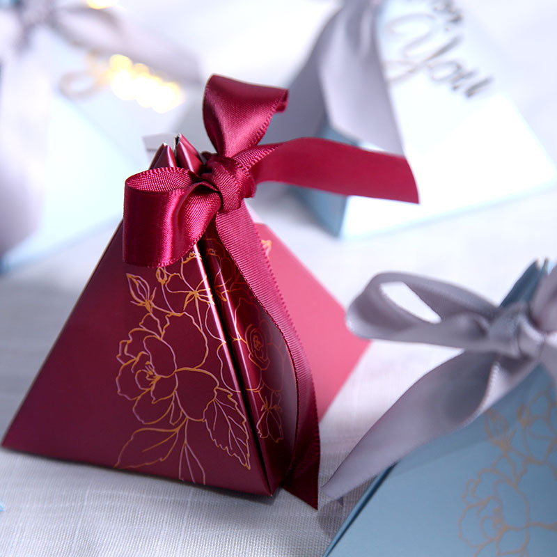 Venta directa de fábrica 2020 nueva caja de dulces de boda TikTok creativo estilo europeo cartón de boda fresco