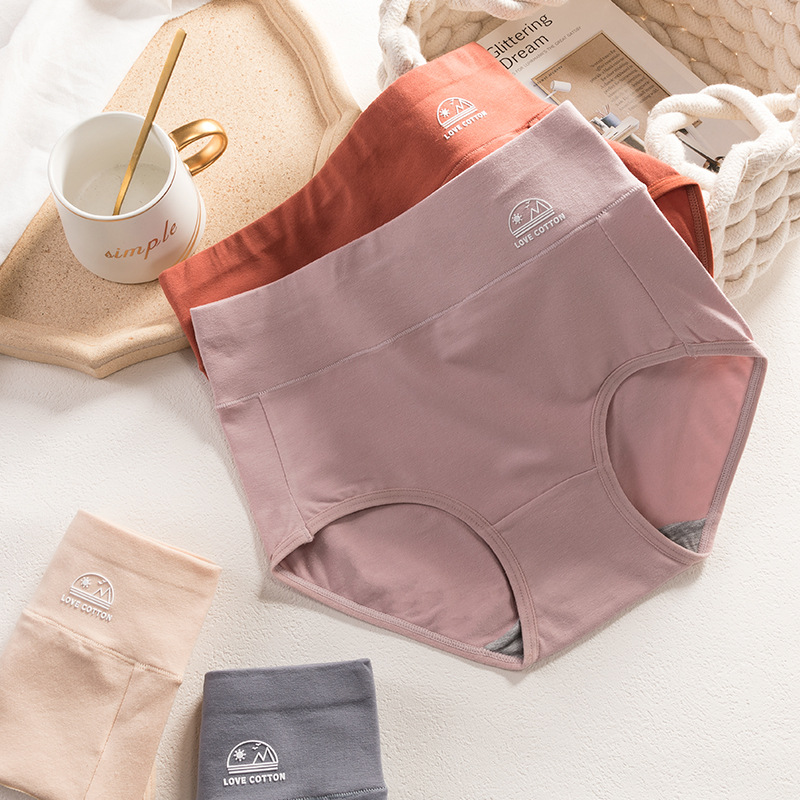 新型の下着の女性の純綿のグラフェンの抗菌の高い腰は腹の大きいサイズの女性を収めます。