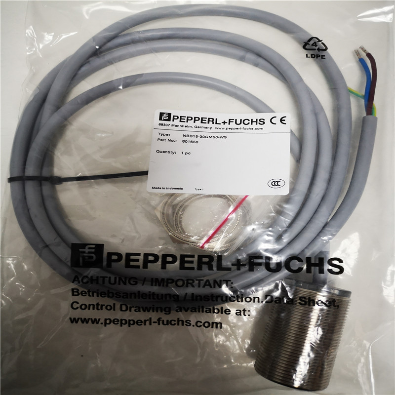 NBB15-30GM50-WS德国倍加福原装正品电感式传感器接近开关供应
