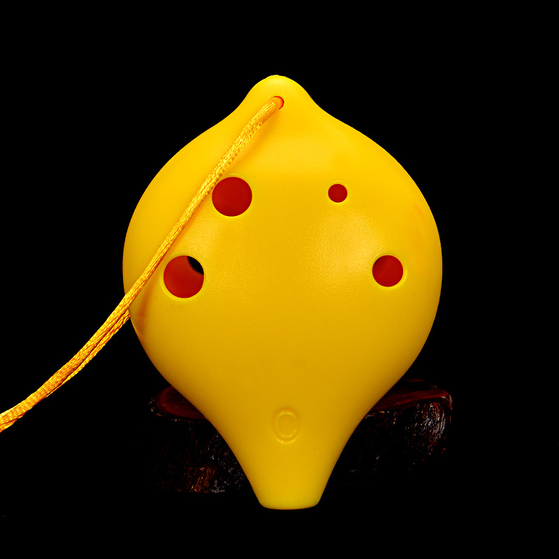 Seis agujeros Ocarina Alto agudos de plástico AC entrada de estudiantes Ocarina 6 hoyos Alto AC tuning Ocarina fábrica al por mayor