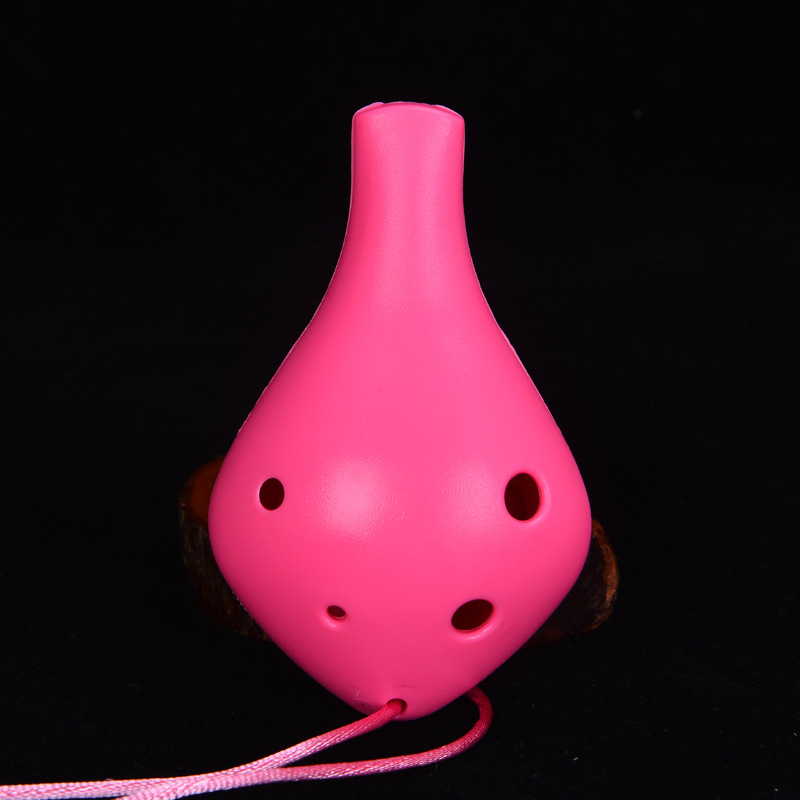 Seis agujeros Ocarina Alto agudos de plástico AC entrada de estudiantes Ocarina 6 hoyos Alto AC tuning Ocarina fábrica al por mayor