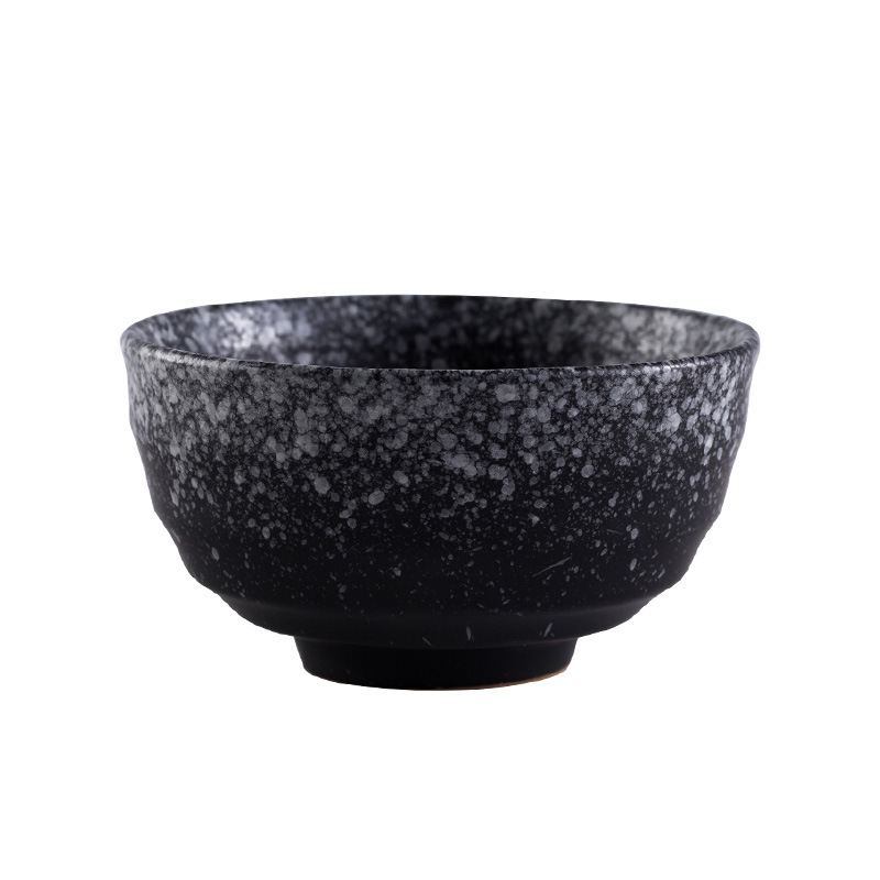 レトロな粗陶のご飯の碗のアイデアの日本式の陶磁器のラーメンの碗の外の紋様の家庭の食器のカップラーメンのスープの碗のサラダの碗|undefined