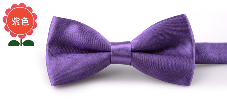 Directo de fábrica color puro pajarita masculina y femenina bebé doble arco rendimiento kindergarten color caramelo al por mayor