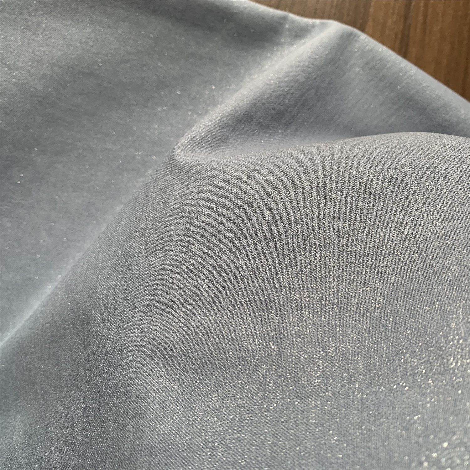 现货 服装面料 尼龙经弹珠光面料 女装童装裤子 活性染色