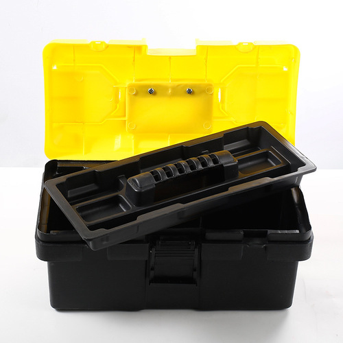 Art painting toolbox Plastic transparent hand-portable folding storage gouache watercolor paint multi-function toolbox