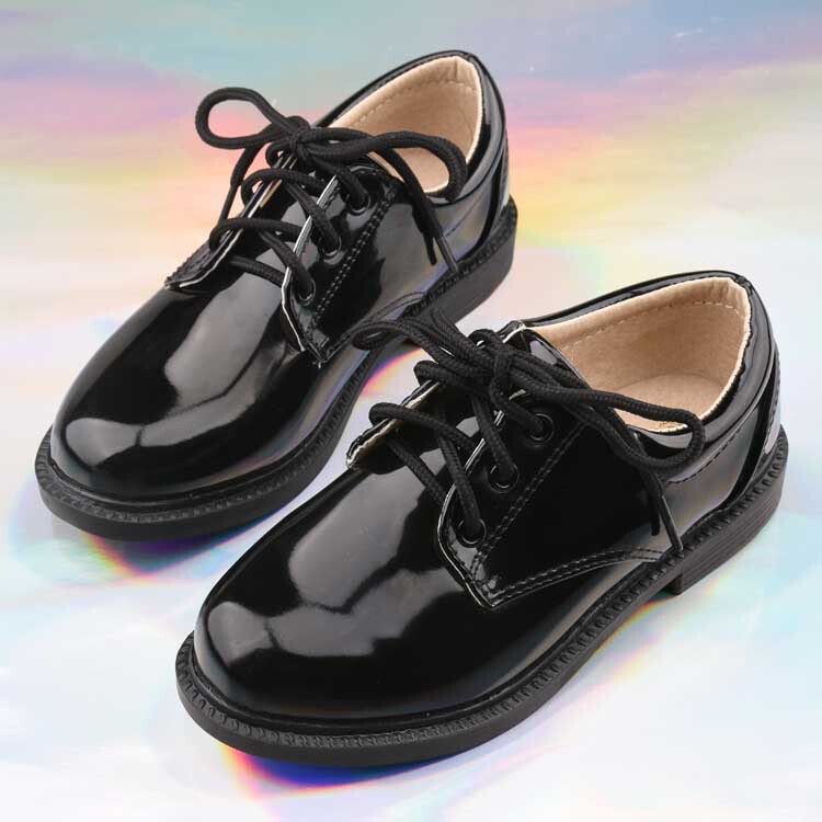Children's Shoes Black British Handsome Dress Chorus Student Shoes Boys' Shoes for Performance Leather Shoes for Middle and Big Kids Show Etiquette Shoes Children's Shoes Black British Handsome Dress Chorus Student Shoes Boys' Shoes for Performance Leather Shoes for Middle and Big Kids Show Etiquette Shoes