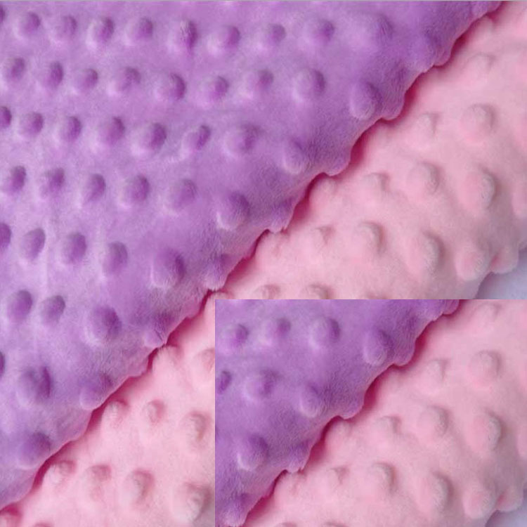 布料短毛绒毯面料玩具服装抱枕用布辅料羽绒服面料防水布桃皮绒