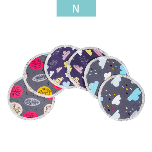 Anti-overflow nursing pads Happyflute Mom 3-layer washable bamboo fiber nursing pads nursing pads