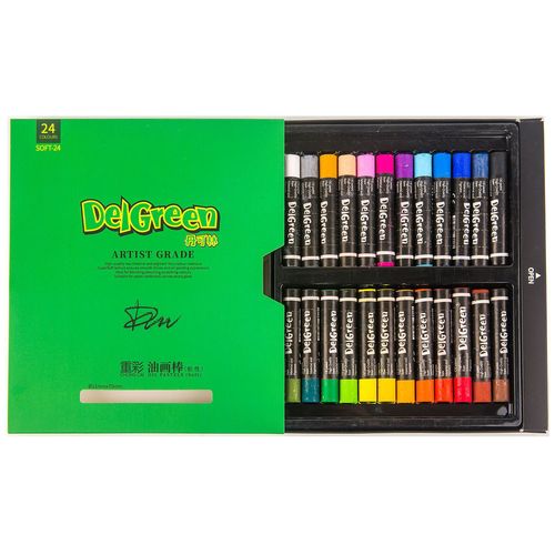 Dankelin heavy color oil pastel healing mini children's crayon colorful 24 colors 36 color paint pens second and third generations