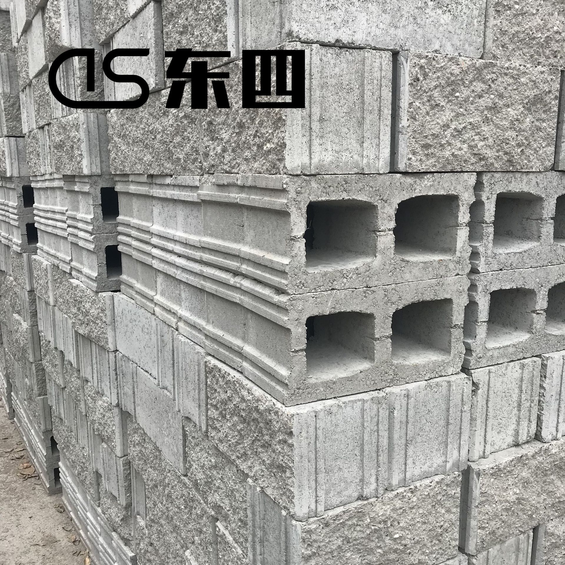 挡土砖 护坡砖 劈裂砌块装饰砖河道植草砖 厂家直销北京天津 河北