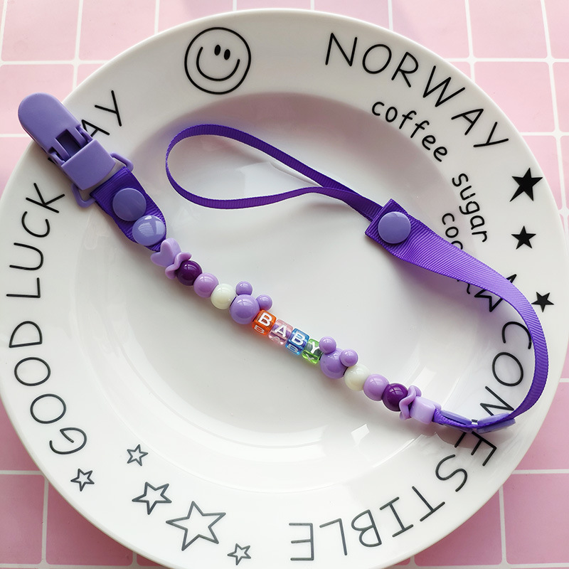 Bebé mordedor cadena anti-caída chupete cadena anti-Perdida mordedura infantil cadena anti-caída juguete cinturón anti-pérdida