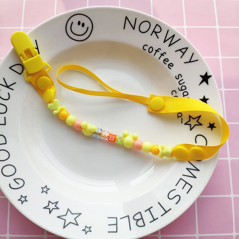 Bebé mordedor cadena anti-caída chupete cadena anti-Perdida mordedura infantil cadena anti-caída juguete cinturón anti-pérdida