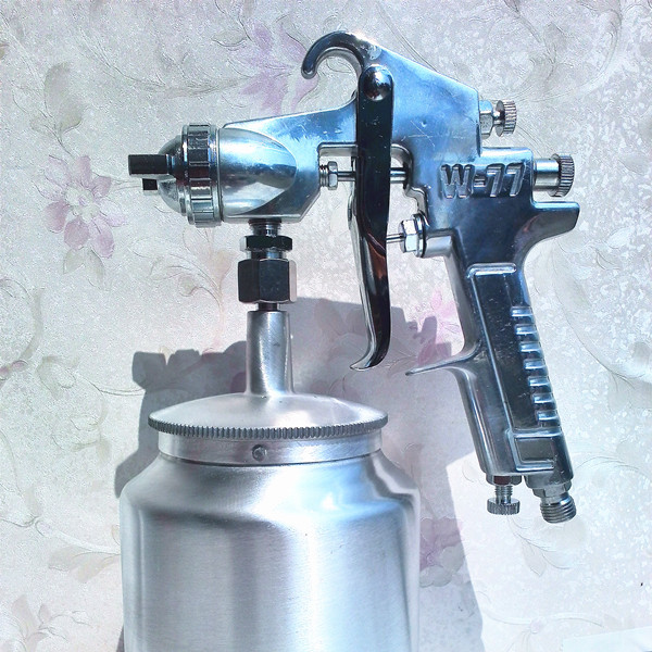 大口径喷漆枪W-77S 油漆胶水涂料气动喷枪下壶高雾化喷涂工具现货