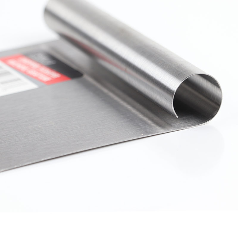 Grueso cortador de fideos de acero inoxidable escala regla cortador de harina leche empate azúcar pastelería de corte de una sola cara herramienta de cocina