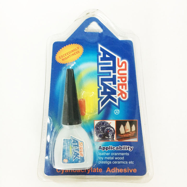 ATTAK无白化透明胶水 耐黄变强力胶 专用工艺品瓷器修补胶欧标