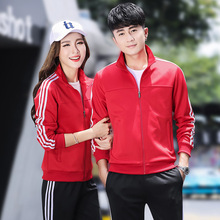 2022新款套装男士运动套装情侣运动服长袖运动装运动衣男一件代发