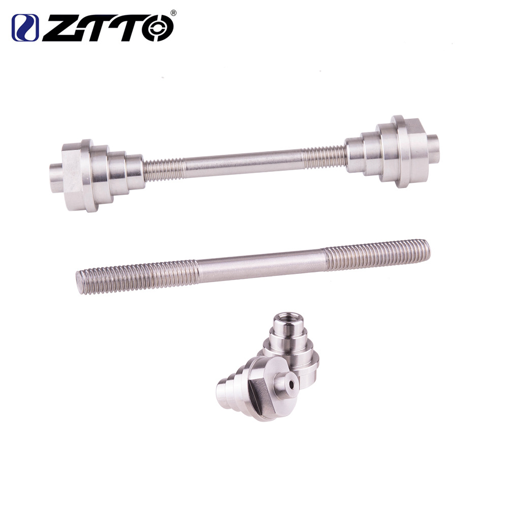Adaptador de Eje Pasante para Centrador de Ruedas 12/15/20mm de Acero