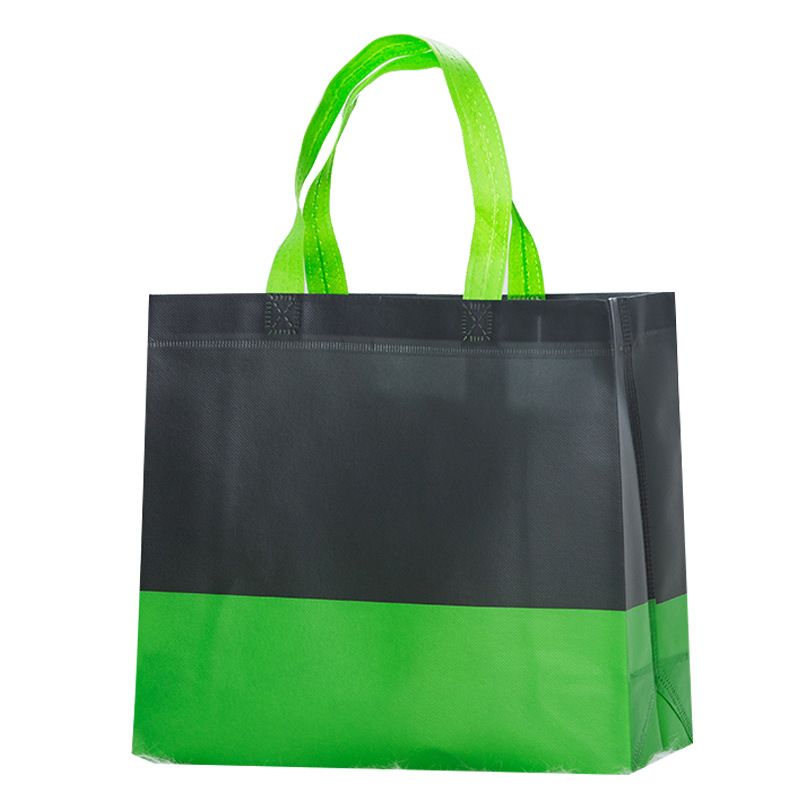 En stock bolso no tejido recubierto de color embalaje de ropa en bolsas de stock bolso no tejido recubierto Promoción de la escuela