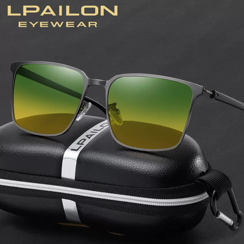 新款太阳镜男驾驶日夜两用偏光墨镜户外钓鱼开车骑行眼镜厂家直销