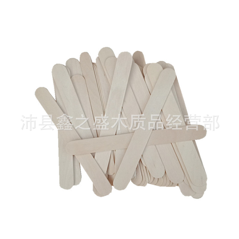 原色直边150*18*2mm压舌板宽型木片木棒雪糕棒可热烫logo