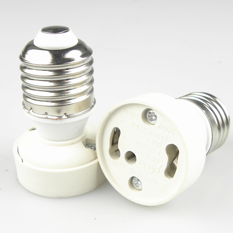 Source Factory E27/E26 to Gu 1.2kg Pin Conversion Lamp Holder Aging Test Lamp Base Flame Retardant with Ce Source Factory E27/E26 to Gu 1.2kg Pin Conversion Lamp Holder Aging Test Lamp Base Flame Retardant with Ce