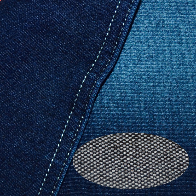 夏季超薄洗水针织牛仔珠地底200克酵洗普洗舒适透气童装牛仔面料