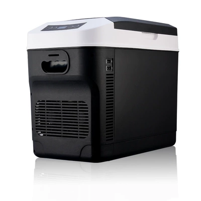 Nuomin 28 L car refrigerator mini refrigerator Mini small household cross-border car fridge truck 12v24 (Soyuducular) - black
