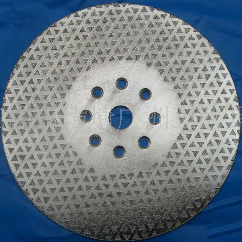 厂家供应金刚石切割片锯片 钢多孔圆盘切片 玻璃钢深圆盘