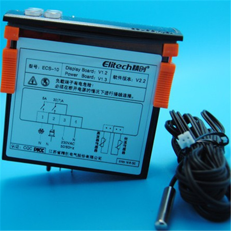 Jingchuang ECS-10 cake cabinet thermostat temperature display freezer display cabinet temperature control instrument display