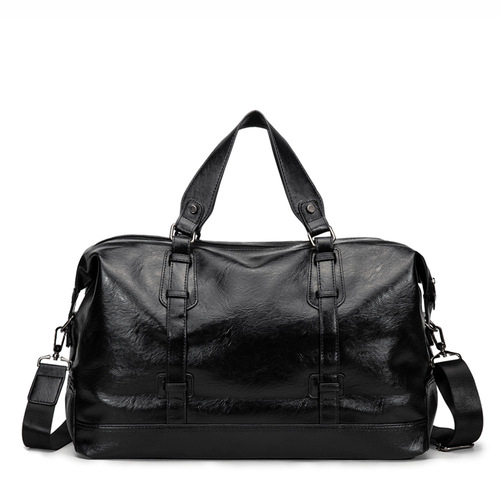  New PU Korean Version Travel Large Capacity Portable Crossbody Shoulder Bag PU Leather Bag Dropshipping