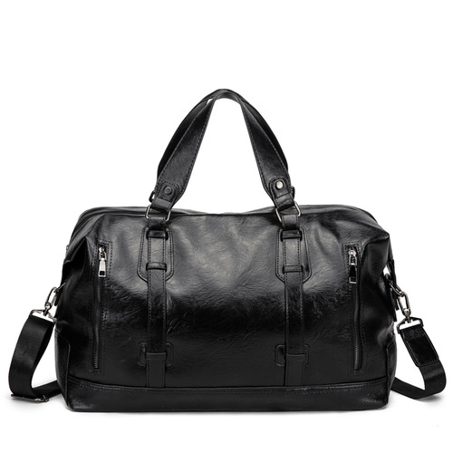  New PU Korean Version Travel Large Capacity Portable Crossbody Shoulder Bag PU Leather Bag Dropshipping