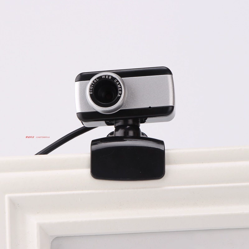 CCTV camera, laptop, microphone
