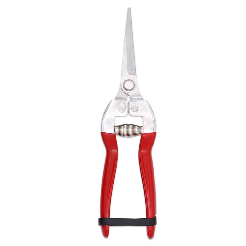 Yangjiang Wholesale Red Thick Branch Pruners Manual Fruit Tree Pruners Stainless Steel Garden Scissors