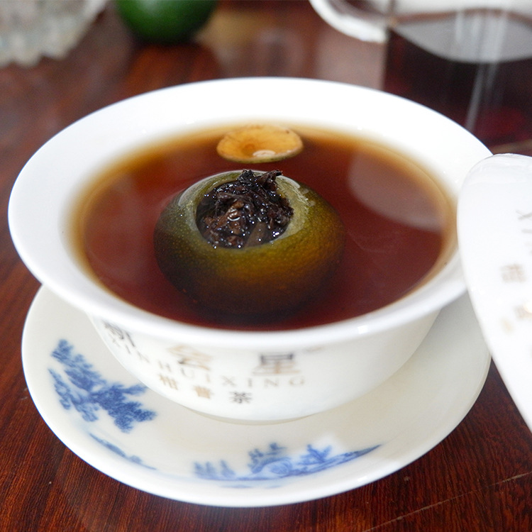 第二号宮廷八年陳生晒小青柑清香小青柑陳皮茶500g実力小青柑メーカー