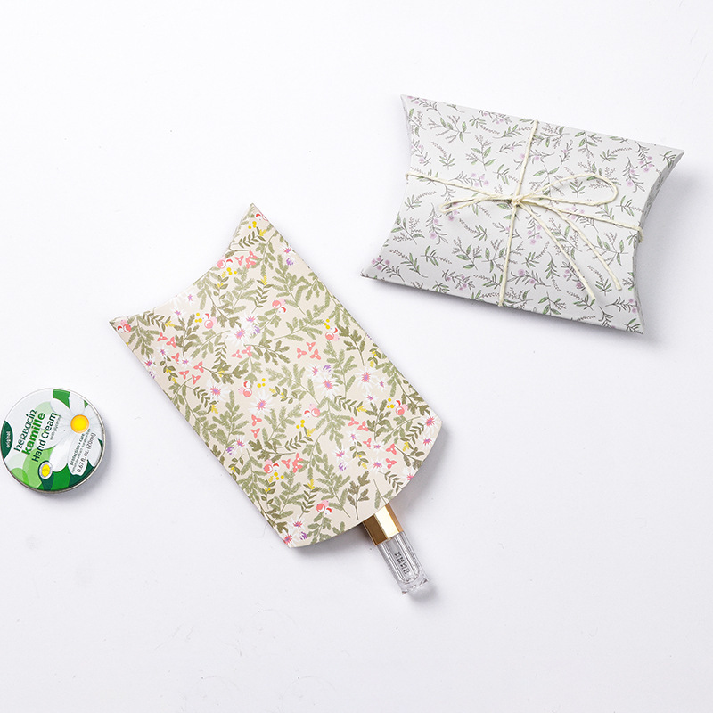 现货韩国创意枕头盒曲奇饼干包装盒批发个性礼品包装纸盒S031