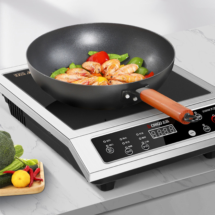 Flat Commercial Induction Cooker 3500W High-Power Flat Cooking Stove Hotel Restaurant Canteen High-Power Stove Wholesale