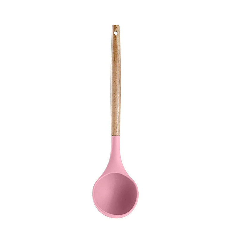 Fuchsia silicone kitchenware, set, storage system, 9 pieces, 11 pieces, 12 pieces